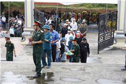 Huyện Đồng Hỷ tổ chức  truy điệu và an táng 11 hài cốt liệt sĩ  hy sinh trong kháng chiến chống Pháp